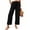Black, variant on Pants for Women High Waisted Wide Leg Trousers 2026 Summer Palazzo Casual Pant Flowy Drawstring Beach Pants Gray XXL