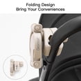 thumbnail image 4 of Gromast Foldable Stroller Cup Holder, 360°Rotatable with Adjustable Clip, Universal Cup Holder for Stroller, Wheelchair, Bike, Walker, Scooter, Tricycle - Khaki, 4 of 10