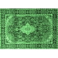 thumbnail image 1 of Ahgly Company Indoor Rectangle Persian Emerald Green Traditional Area Rugs, 8' x 10', 1 of 4