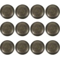 PAMINGONO 12Pcs Compact Round Dark Green Cupboard Knobs Easy to Install Kitchen Cabinet Pulls