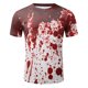 thumbnail image 1 of Blusas de Manga Corta para las Mujeres Casual Halloween Impreso Cuello Redondo Suéter, Top de Moda para la Fiesta Y Diario, 1 of 3