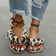 thumbnail image 4 of Novedad de verano, chanclas de espiga con personalidad a la moda, zapatillas planas de felpa para mujer Wmkox8yii  hj789, 4 of 9