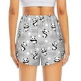thumbnail image 4 of Goofa Pandas Between Clouds and Stars Printed Women 2 in 1 Running Shorts,Quick Dry Athletic Workout Shorts,High Waisted Athletic Shorts with Liner Pockets-XX-Large, 4 of 9