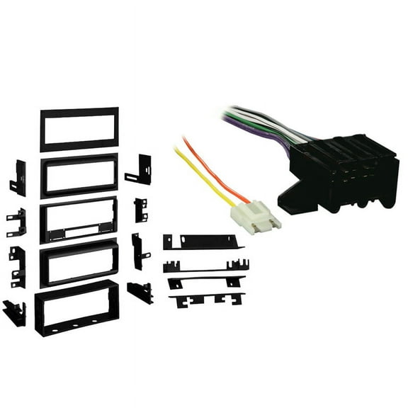 Fits Chevy Monte Carlo 86-88 Single DIN Stereo Harness Radio Install Dash Kit