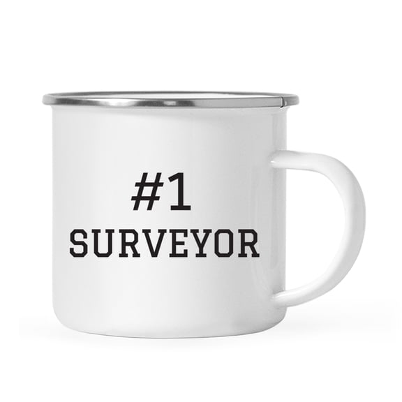 Koyal Wholesale Stainless Steel Campfire Coffee Mug, #1 Surveyor, 1-Pack