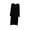 Black, variant on StSilkitty Women's Long Sleeve Nightgowns Crewneck Sleepwear Night Gown Lightweight Comfy Breathable Sleepshirts