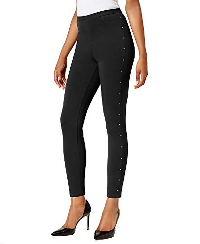 Embellished Leggings (Deep Black 