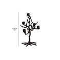 thumbnail image 2 of Spooky Tree Branch Votive Candle Holder, Gothic Halloween Tabletop Centerpiece, Resin Twisted Bare Tree with 5 Candle Slots, Iron Style Haunted Themed Candelabra, Black Creative Home Decor, 2 of 6