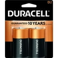 thumbnail image 2 of Duracell D Coppertop Alkaline Batteries 2 Pack, 2 of 5