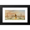 thumbnail image 2 of Marco Grubacs 14x9 Black Modern Framed Museum Art Print Titled - Venice, in the San Marco Basin, 2 of 5