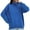 Blue M, variant on Women Sweater High Collar Long Sleeve Ribbed Trim Pullover Tops Loose Fit Solid Color Mid-length Knitting Tops