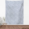 thumbnail image 3 of Ambesonne Navy White Fabric by the Yard Upholstery, Anchor Helm Lighthouse, 3 Yards, Night Blue and White, 3 of 4