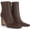 Brown, variant on Women's Flexa Bliss Ankle Boot Brown Leather 9M