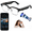 Silver-Clear Lens, variant on Browline AI Translation Smart Glasses with 8MP HD Camera, Bluetooth 5.4 Open Ear Audio with ENC, 7H Long Battery 42g Ultra-Light IPX4 for Men Women Travel Business