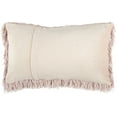 thumbnail image 2 of Nourison Shag Soft Ribbon Shag Blush Decorative Throw Pillow , 14" X 24", 2 of 5