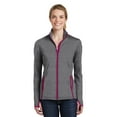 thumbnail image 1 of Sport-Tek® Ladies Sport-Wick® Stretch Contrast Full Zip Jacket. LST853 deporte-tek LST853, 1 of 1