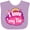 Lavender, variant on Inktastic Niece Rainbow I Love My Tia Girls Baby Bib