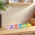 thumbnail image 5 of NIBERDA Mini Capybara Animals Glitter Resin Plastic Figurines, Set of 48, 5 of 6