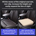 thumbnail image 4 of Car Seat Booster Cushion Honeycomb Memory Cotton Car Seat Cushion Car Simple Breathable 3D Mesh Thickened Sedentary Seat Cushion, Black 6CM, Four Seasons, 4 of 7