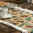 thumbnail image 5 of Jute Table Runner Table Runner Decoration  Jute Table Runner Jute Table Runner  Sunflower Pattern American Style With Tassels Table Runner Decoration For Party, 5 of 5