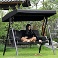 thumbnail image 4 of Universal Replacement Canopy for Swing Seat, Garden Chair Tent Porch Top Cover, Waterproof/UV Resistant Swing Canopy Cover for Garden Outdoor Patio, 4 of 6