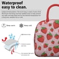 thumbnail image 3 of Lunch Bag Lunch Box for Women Reusable Insulated Lunch Bags,Water-Resistant Fruits Strawberry Pattern Cooler Lunch Tote Bag, Large Capacity for Work Travel Picnic, 3 of 6