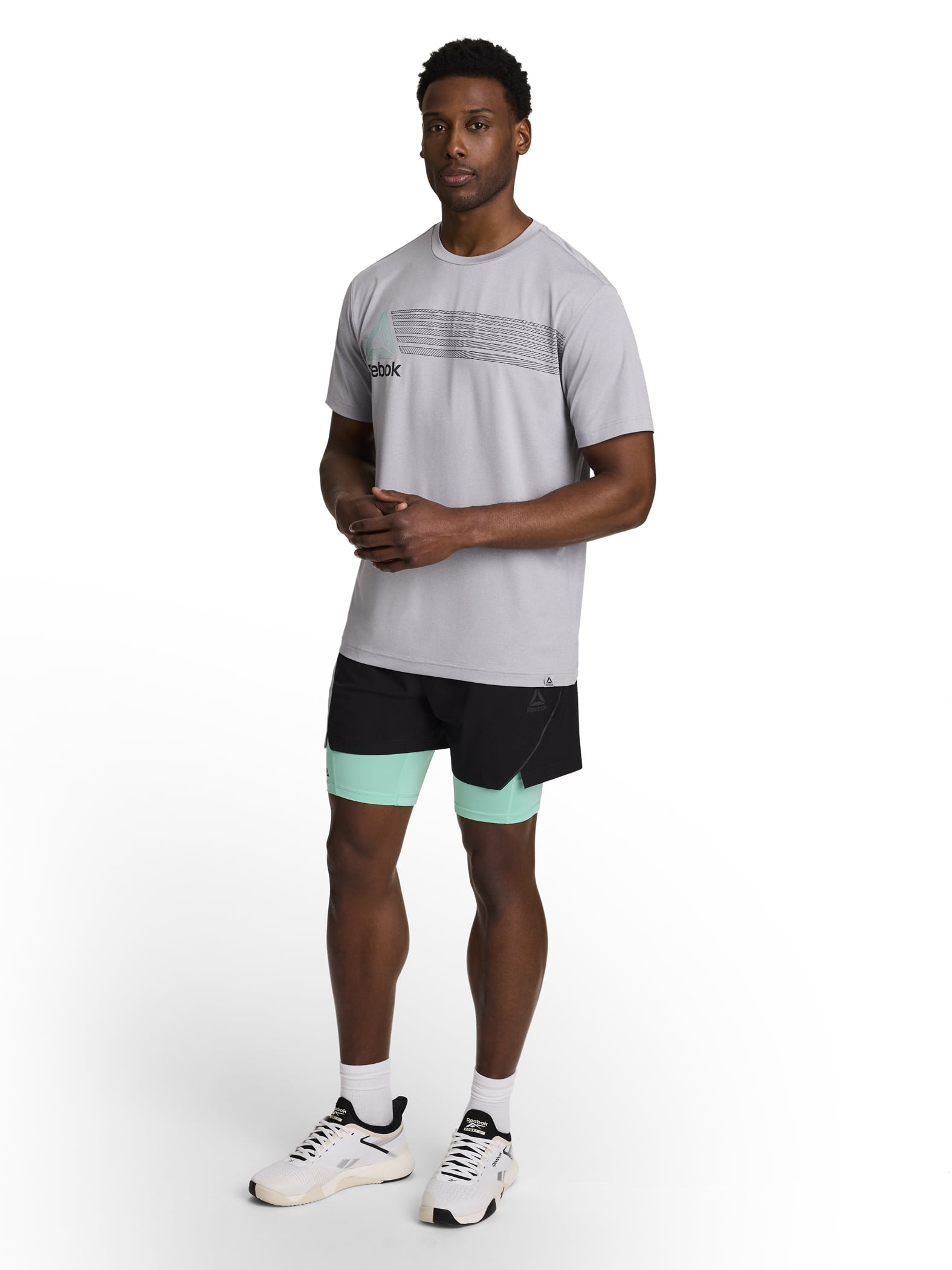 Reebok Men's and Big Men's Harmonic Graphic Tee, Sizes S-3XL