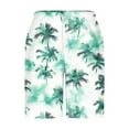thumbnail image 4 of WAENQINLA Men's Swim Trunks Summer Beach Shorts with Pocket Holiday Hawaiian Palm Tree Print Bathing Suit Drawstring Board Shorts, 4 of 5