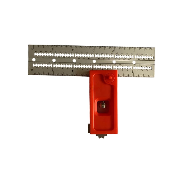HOZADOIE Horizontale Règle Mobile Carrée Multifonctionnelle Outils de Menuiserie Outil de Mesure pour Travailleurs de la Construction Outil de Mesure Multi-Angle Règle de Menuiserie Menuisiers pour Menuiserie Métal