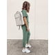thumbnail image 5 of Conjunto de dos piezas para mujer PRETTYGARDEN 2025 Primavera Verano Pantalones Jogger Conjuntos de Vacaciones Ropa Combinada (Verde, Pequeño), 5 of 6