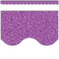 thumbnail image 1 of Teacher Created Resources TCR77022 Purple Glitz Scalloped Border Trim, 1 of 1