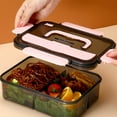 thumbnail image 5 of Sealed Division Pp Plastic Lunch Bento Box Can Be Heated Microwave Lunch Box Food Grade Insulation Lunch Box, 5 of 5