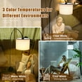 thumbnail image 2 of Coliware Arc Floor Lamp, Tall Hanging Lamp with 3 Color Temperature Foot Switch, Modern Stand Up Reading Light, 2 of 7