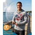thumbnail image 4 of WELIGU Men's UPF 50+ Sun Protection Hoodie Shirt Long Sleeve SPF Fishing Outdoor UV Hiking Lightweight Shirts guoqi-kulouyu-4XL, 4 of 6