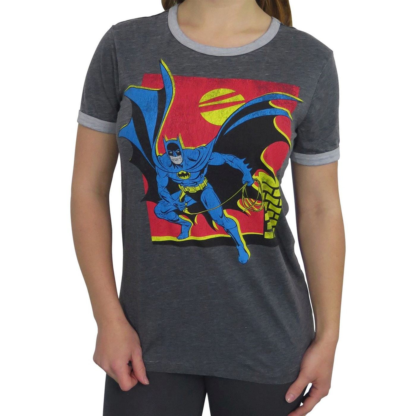 RED TORNADO with STARS DC Comic Hero Heather T-Shirt All Sizes