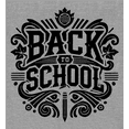 thumbnail image 2 of Back To School Adult Heather Gray Crew Neck Short Sleeve Tee-XL, 2 of 4
