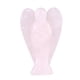 thumbnail image 2 of Decoración De ángel De Cristal Rosa De Cuarzo Rosa, Piedra Curativa, Decoración De Piedras Preciosas Para El Hogar Y La Oficina, 2 of 7