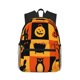 thumbnail image 1 of Fotbe Halloween Banner Symbols Mochila Ligera Casual para Laptop para Hombres y Mujeres, Mochila Impermeable de Uso Diario, Mochila para Universidad, 1 of 6