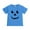 1#Blue, variant on Kiijoy Toddler Girls T Shirt Halloween Pumpkin T-Shirt Kids Short Sleeve Tshirt, Sizes 2-3