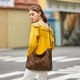 thumbnail image 2 of Bolso de mano KL928 para mujer, bandolera tipo hobo, marrón, 2 of 8