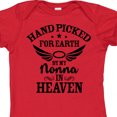 thumbnail image 4 of Inktastic Handpicked for Earth by My Nonna in Heaven with Angel Wings Boys or Girls Baby Bodysuit, 4 of 5
