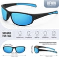 thumbnail image 3 of Gafas de Sol Deportivas Polarizadas Ofwin con Protección UV400 Azul, 3 of 6