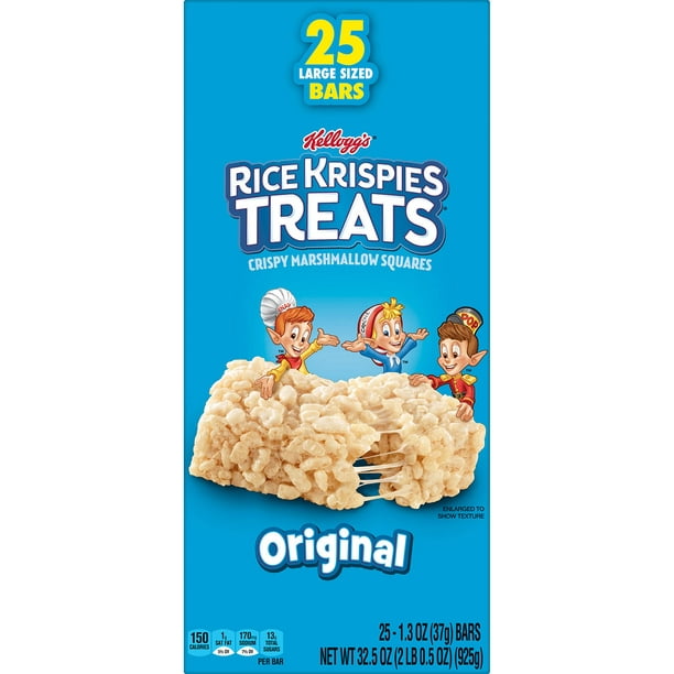 Kellogg's Rice Krispies Treats (1.3 oz., 25 ct.) - Walmart.com