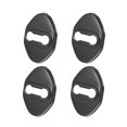 thumbnail image 1 of 4uds Inoxidable Acero Coche Puerta Cerradura Pestillos Cubierta Negro Titanio Tono, 1 of 1