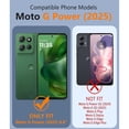 thumbnail image 2 of Entronix Heavy Duty Case Compatible with Moto G Power 2025, Shockproof Dustproof Protective Hard Cover, Red, 2 of 6