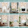 thumbnail image 6 of Tie Up Curtains for Windows Orange Jellyfish Valance Adjustable Balloon Curtain Coral Starfish Seahorse Tie Up Shades for Kitchen Living Room Bedroom Privacy Curtain Drape 34x45 Inch, 6 of 9