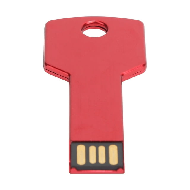Disco Red USB Flash Drive Aluminio Aleación de Aleación Memoria de forma de forma u disco para la computadora para el automóvil use suministros para el hogar