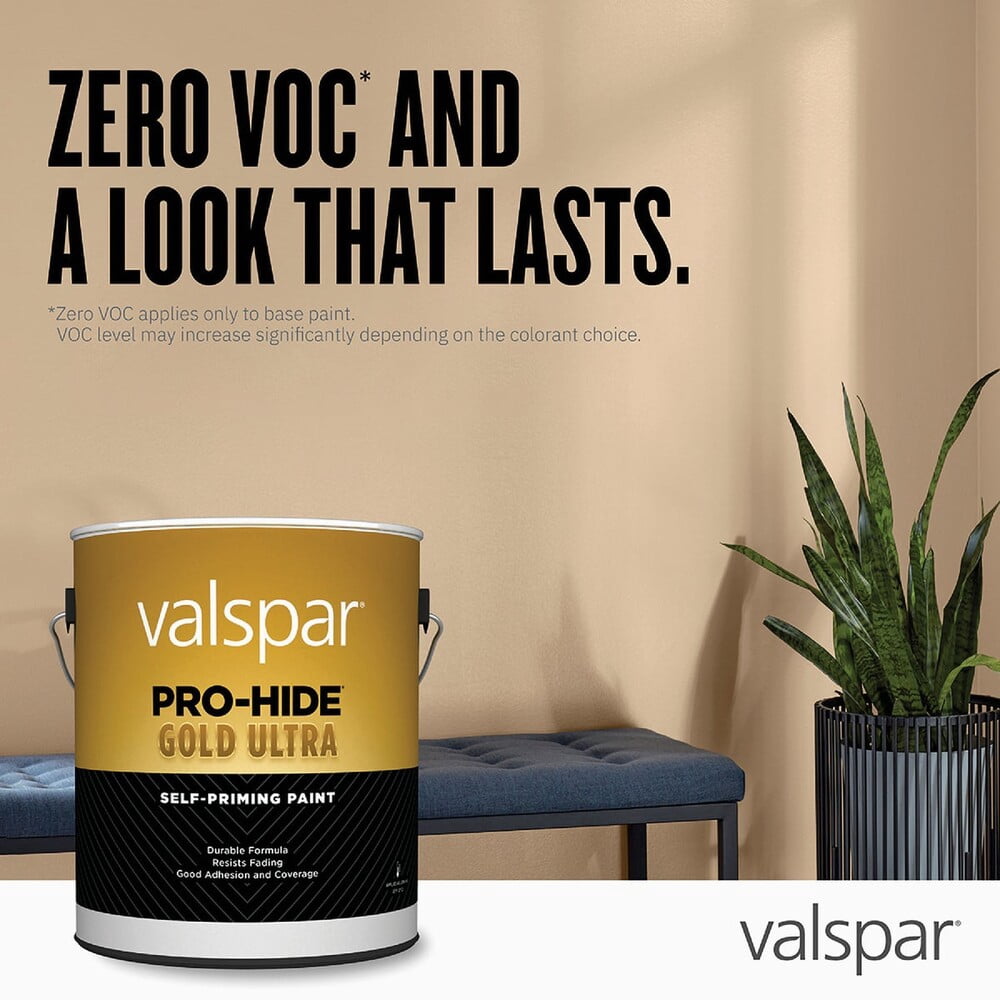 Valspar Gold Ultra Pro-Hide Exterior Paint - Durable, Pastel Base - 1 Gal — Interior & Exterior Use, Professional Finish