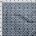 thumbnail image 3 of oneOone Organic Cotton Poplin Twill Fabric Check & Geometric Printed Fabric 1 Yard 42 Inch Wide, 3 of 4