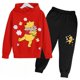 thumbnail image 3 of Conjunto de pantalones y camisetas de manga larga para niños y niñas, ropa de calle con estampado de dibujos animados, moda deportiva, otoño y primavera 2024, 3 of 5